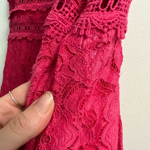 NSR - Napean Sea Rd - Pink lace spaghetti strap sundress - Size M - Picture 16 of 16